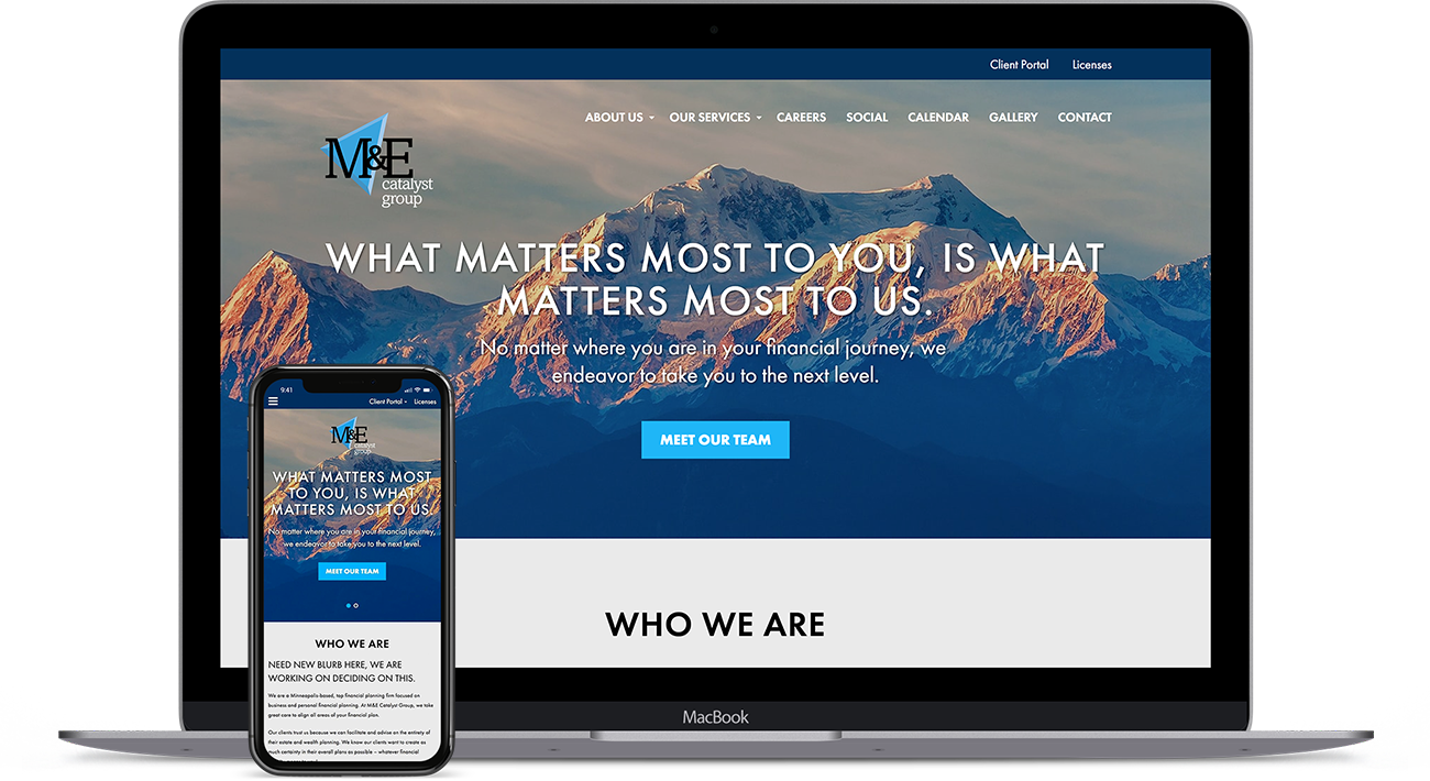 M&E Catalyst Group [site Case Study]