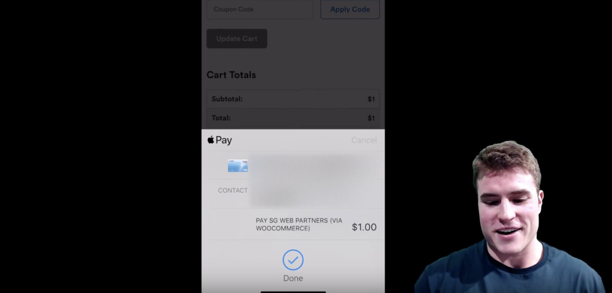 Woocommerce apple pay настройка